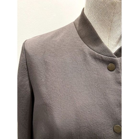 Aritzia Bomber Jacket in Dark Brown - Picture 2 of 6